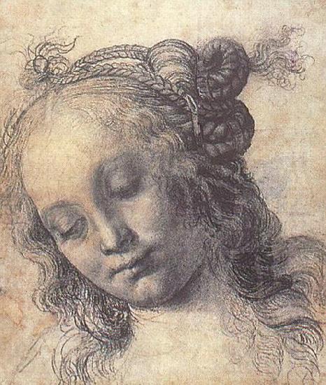 Andrea del Verrocchio Head of a Girl France oil painting art